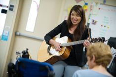 music therapy student